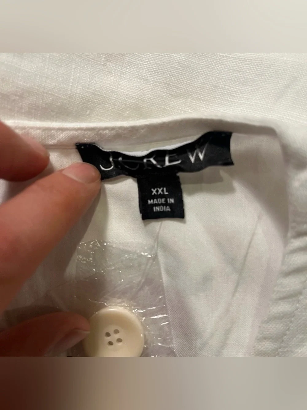 J.Crew Maxine button-back dress in linen